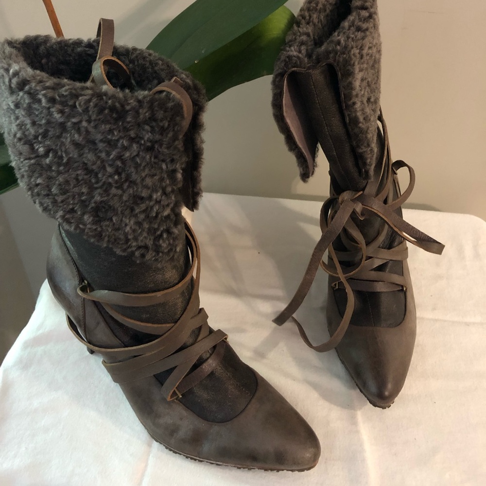 Diesel Leather Boots